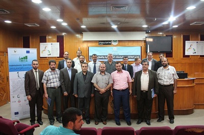 UCAS participating in a symposium on “possible means to reinforce collaboration between Palestinian universities and the private sector” which organized in the Islamic University-Gaza (IUG) within the EU Tepmus project. UCAS participating in a symposium on “possible means to reinforce collaboration between Palestinian universities and the private sector” which organized in the Islamic University-Gaza (IUG) within the EU Tepmus project.